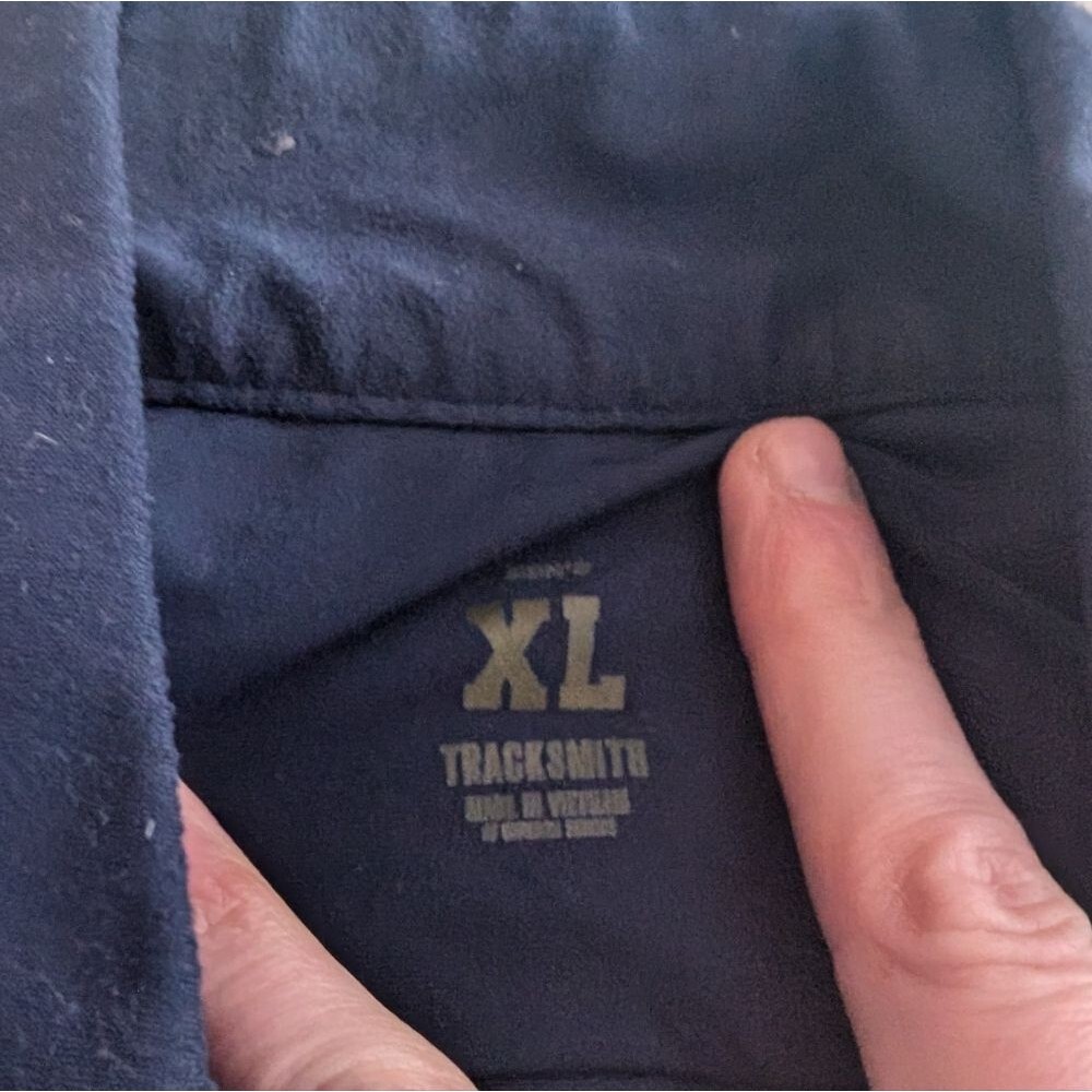 Tracksmith Men's Session Quarter Zip Navy Blue XL - Picture 5 of 8